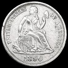 1890 Seated Liberty Dime UNCIRCULATED