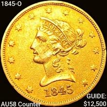1845-O $10 Gold Eagle CHOICE AU