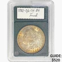 1883-O/O Morgan Silver Dollar GG CHBU Toned