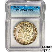 1885-O Morgan Silver Dollar ICG MS64 DMPL