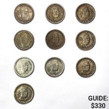1946 Booker T Washington Halves[10 Coins]