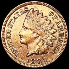 1887 RB Indian Head Cent CHOICE AU
