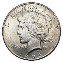 1926 Silver Peace Dollar CHOICE AU
