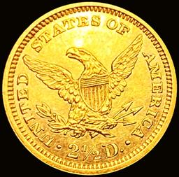 1880 $2.50 Gold Quarter Eagle CHOICE BU