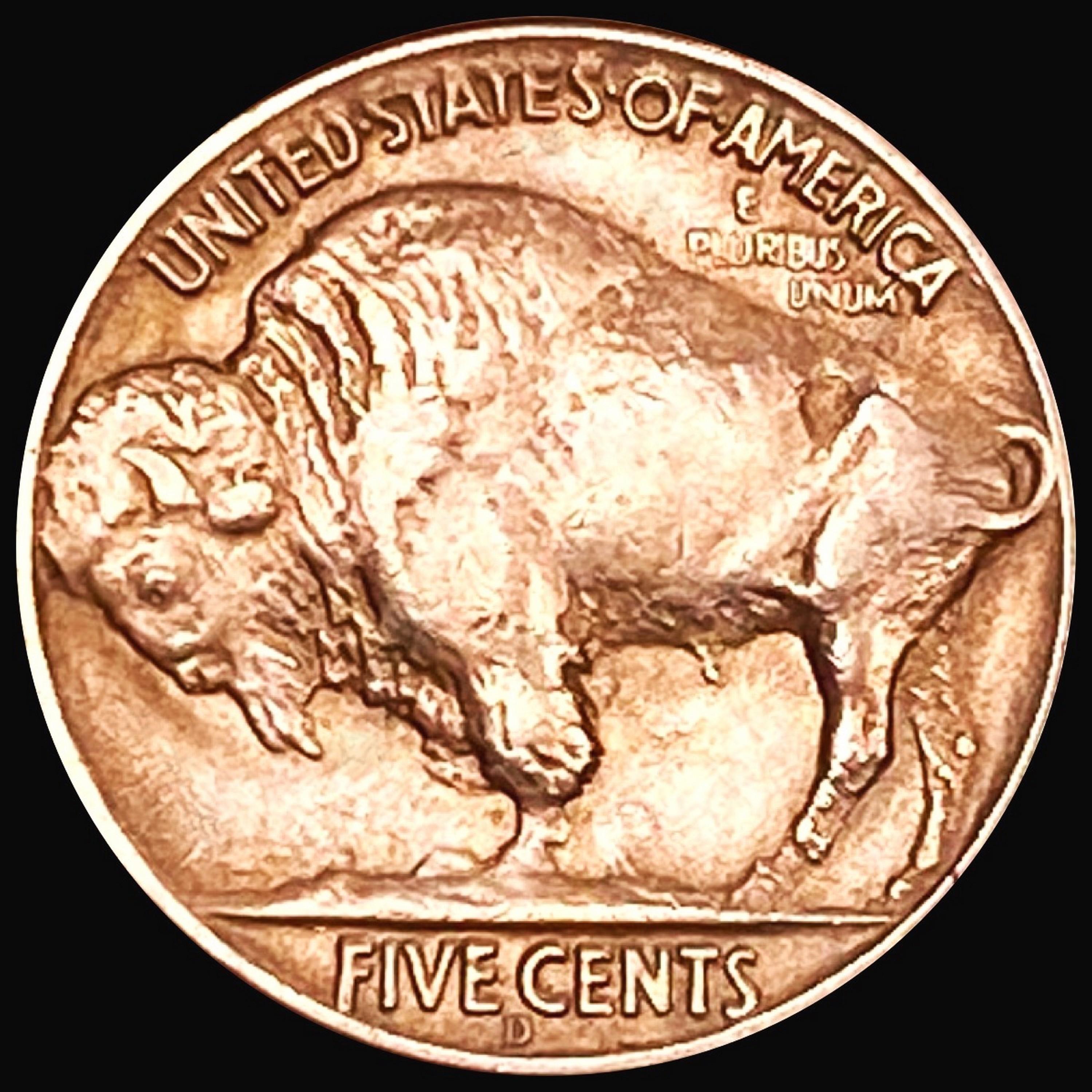 1937-D 3 Leg Buffalo Nickel UNCIRCULATED