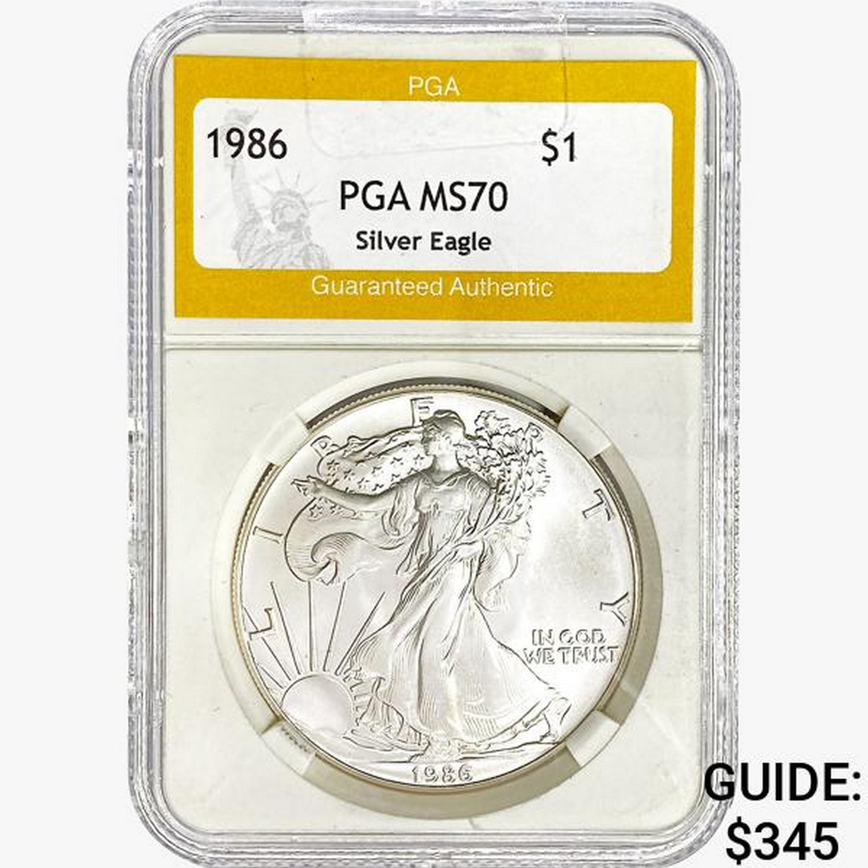 1986 Silver Eagle PGA MS70