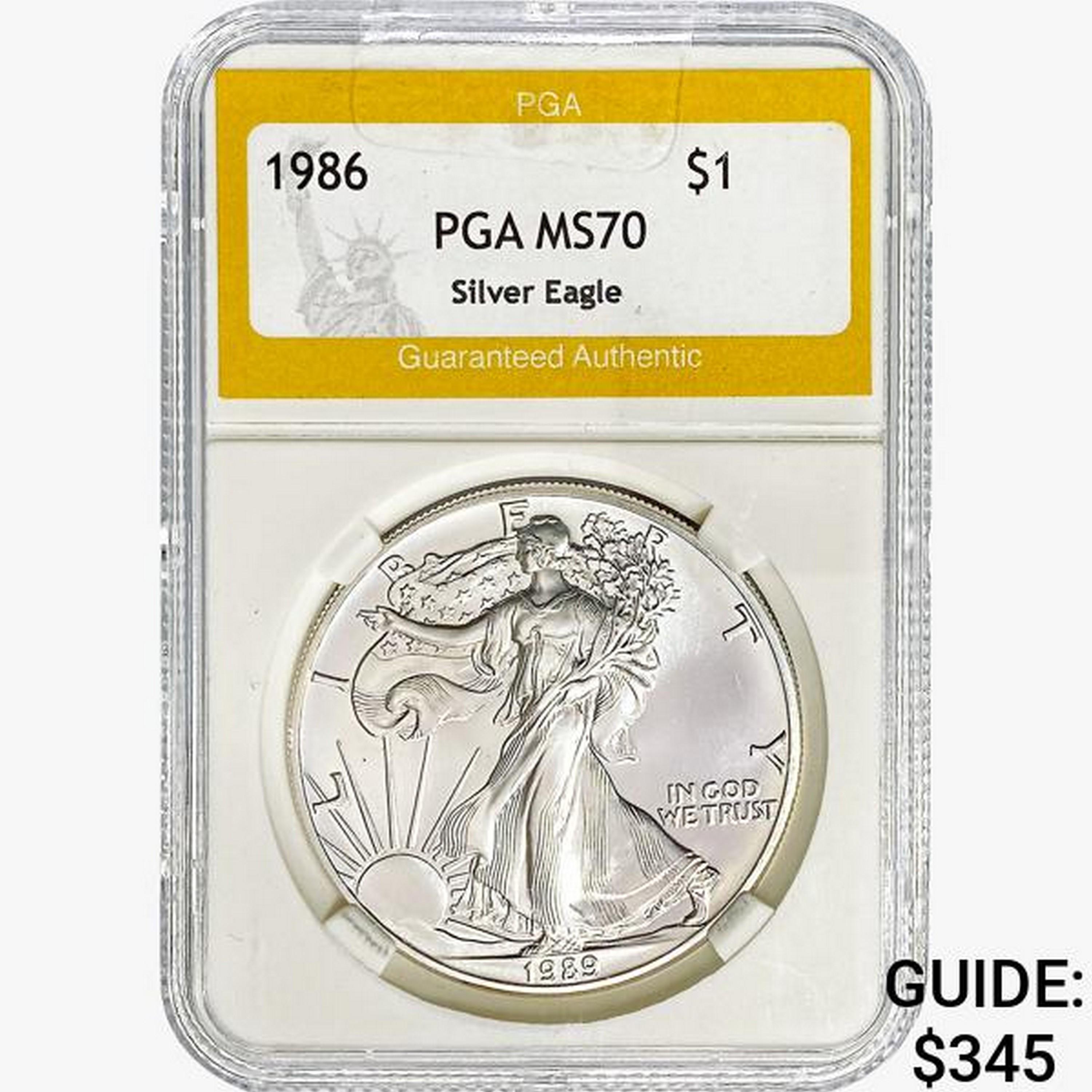 1986 Silver Eagle PGA MS70