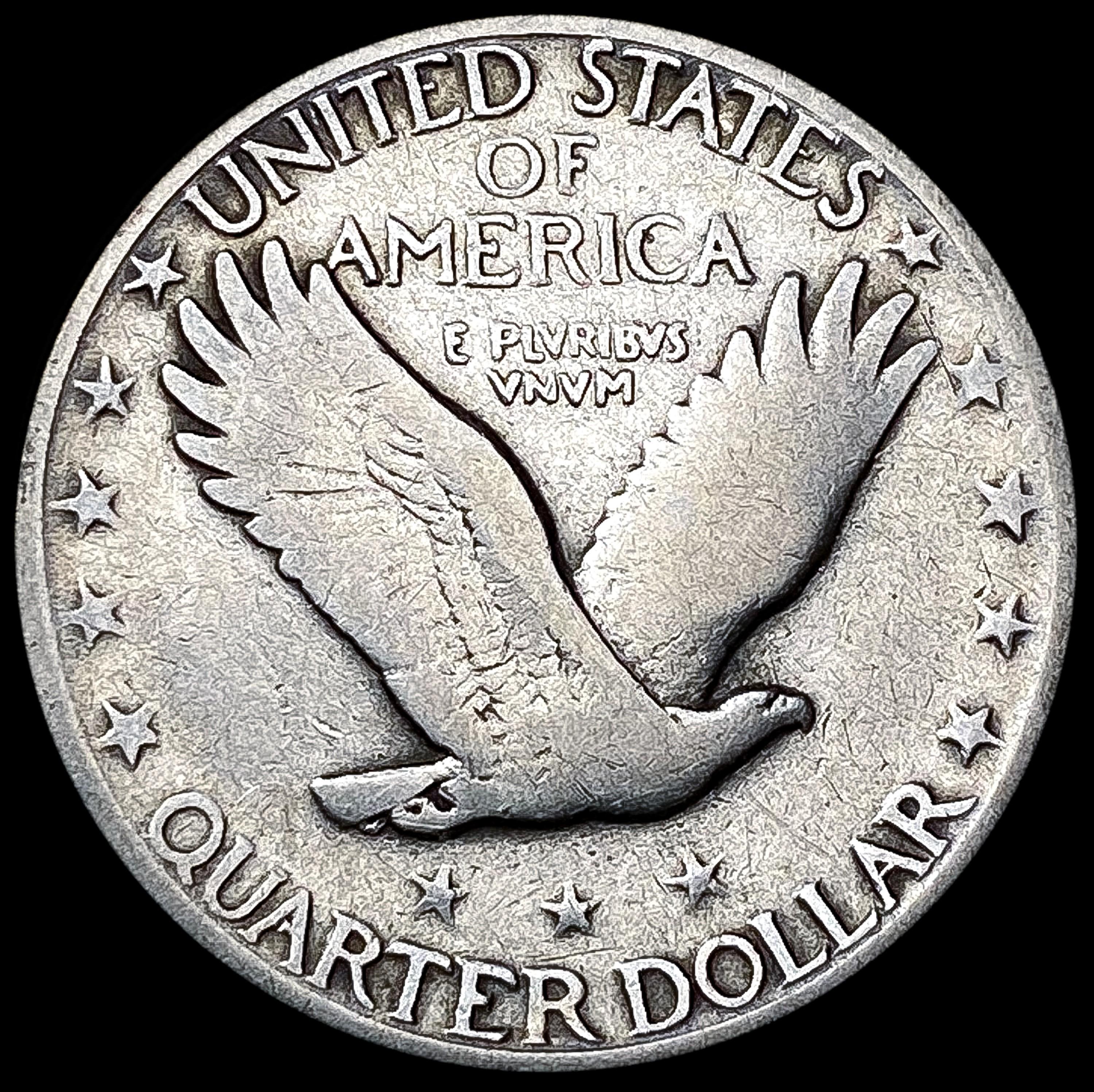 1927-S Standing Liberty Quarter NICELY CIRCULATED