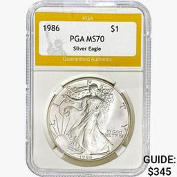 1986 Silver Eagle PGA MS70