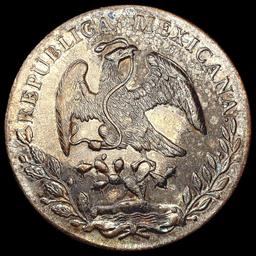 1894 Mexico Silver 8 Reales CLOSELY UNCIRCULATED