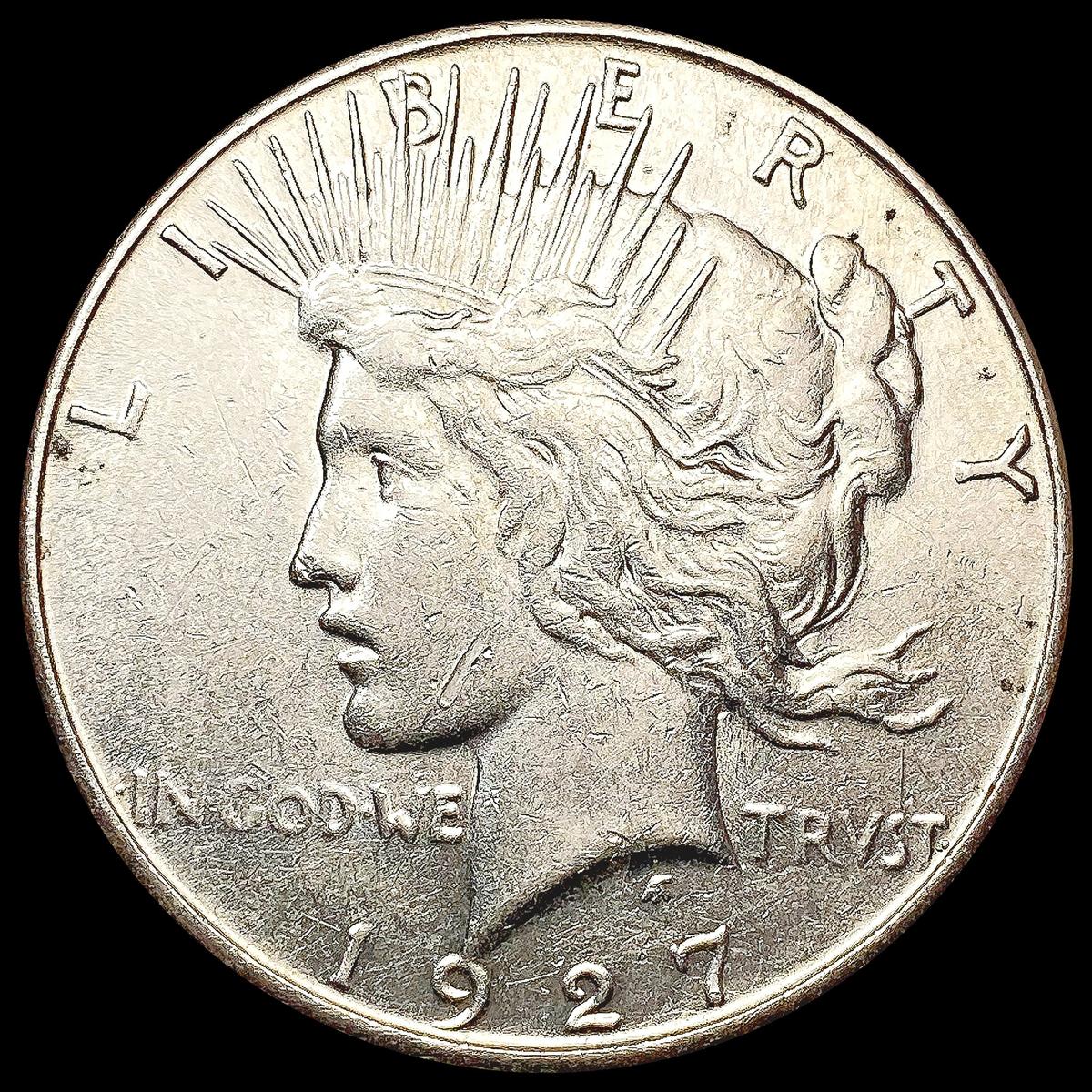 1927-S Silver Peace Dollar CLOSELY UNCIRCULATED