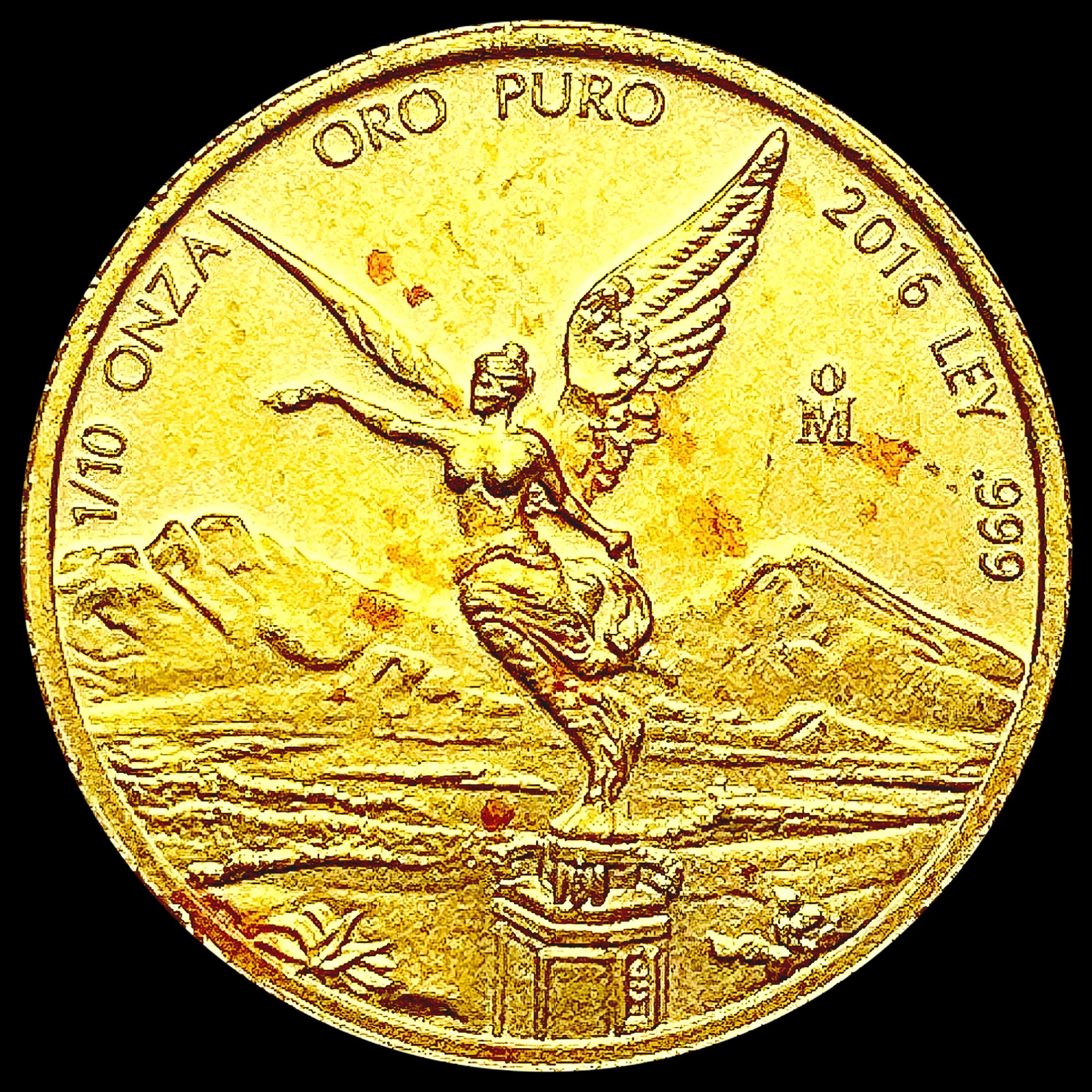 2016 Mexico 1/10oz Gold Libertad CHOICE AU