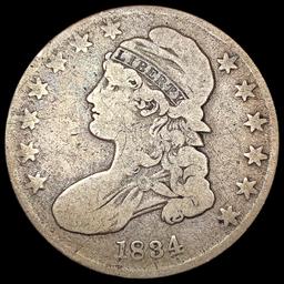 1834 Capped Bust Half Dollar NICELY CIRCULATED