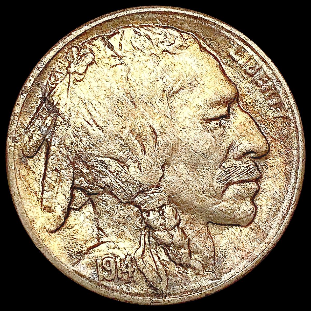 1914-S Buffalo Nickel CLOSELY UNCIRCULATED