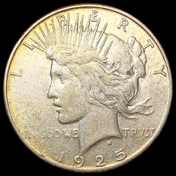 1925-S Silver Peace Dollar CLOSELY UNCIRCULATED