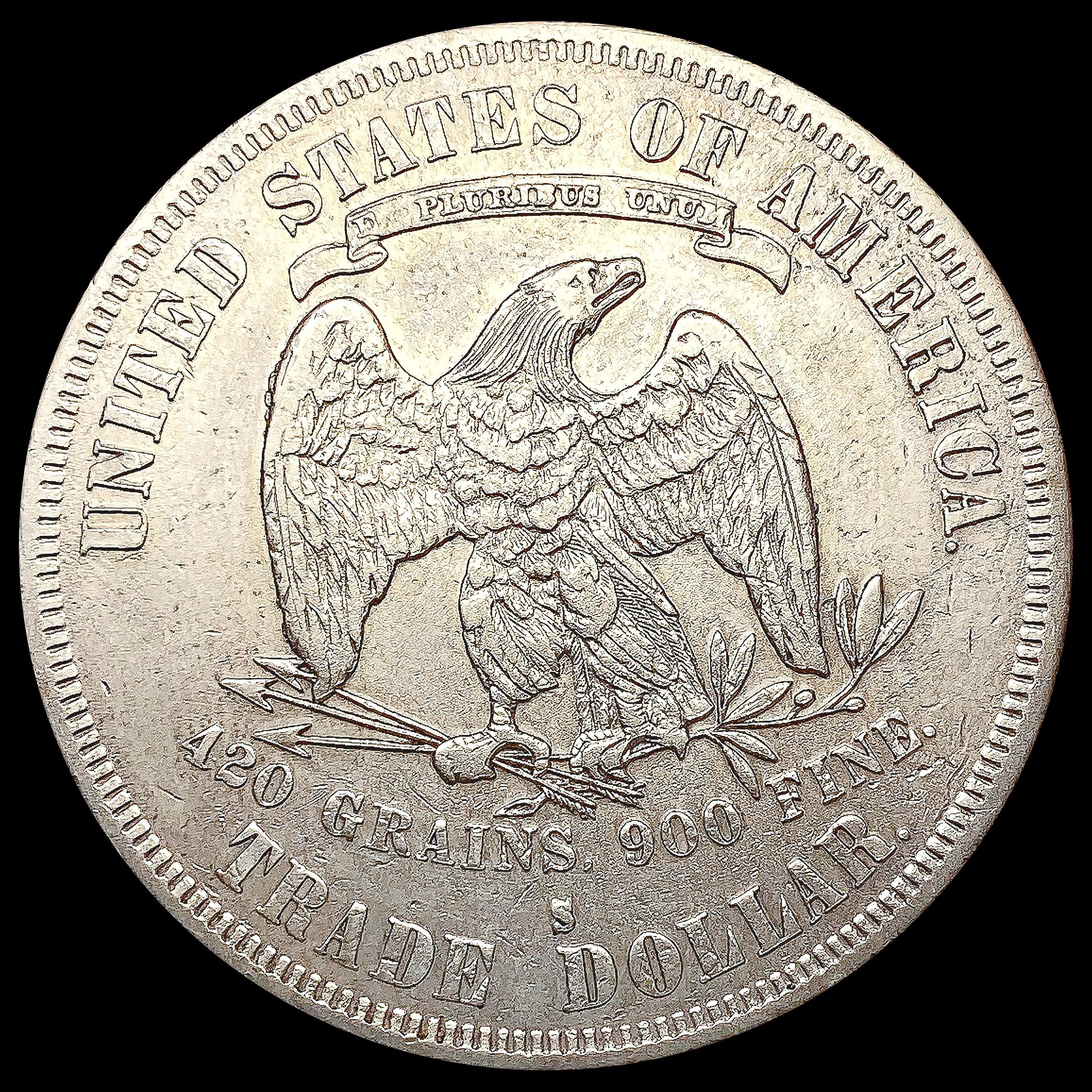 1878-S Silver Trade Dollar CLOSELY UNCIRCULATED