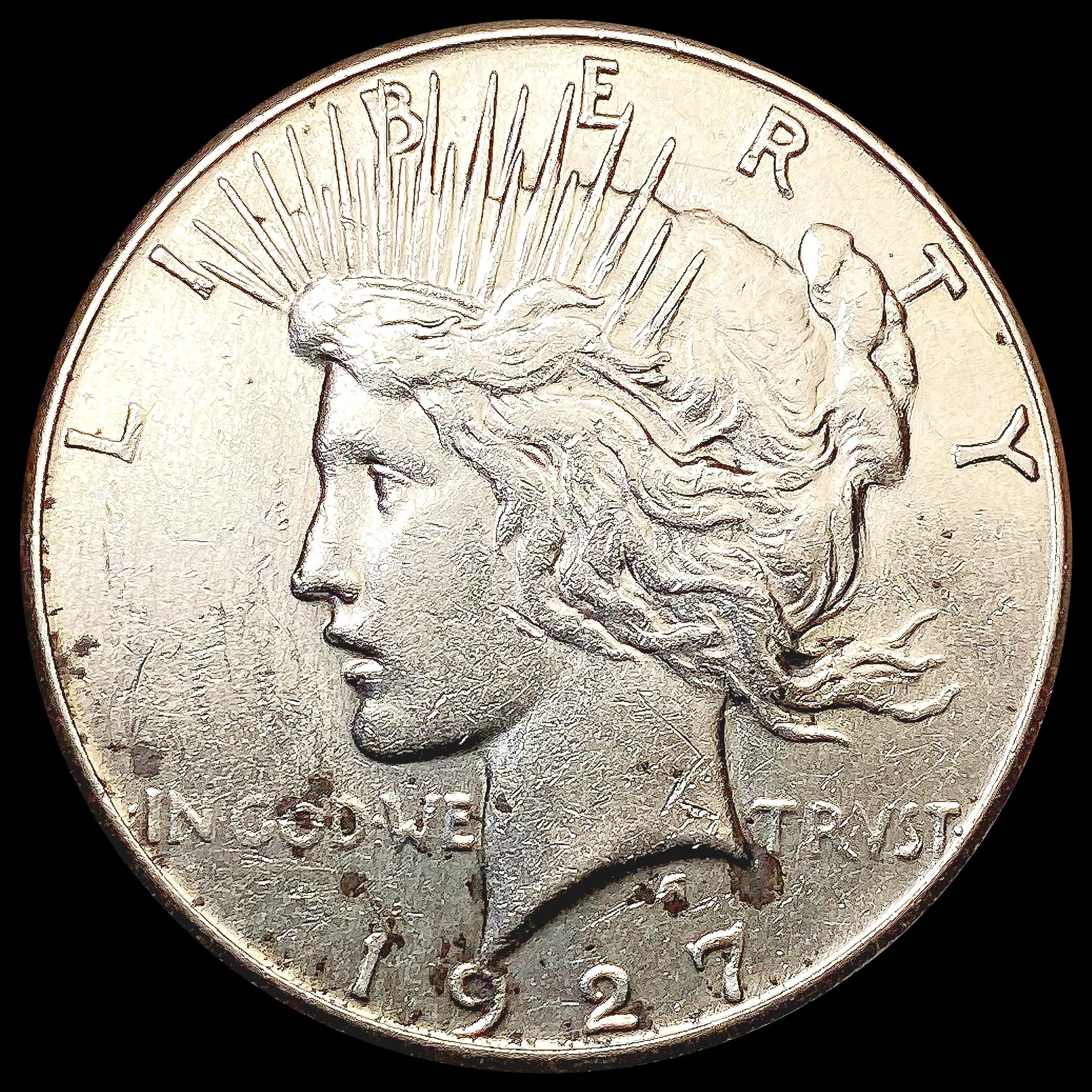 1927-S Silver Peace Dollar CLOSELY UNCIRCULATED