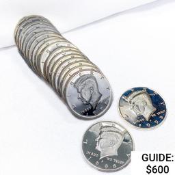 1998-S Kennedy Half Dollar Roll 90% Silver(20 Coins)  PR