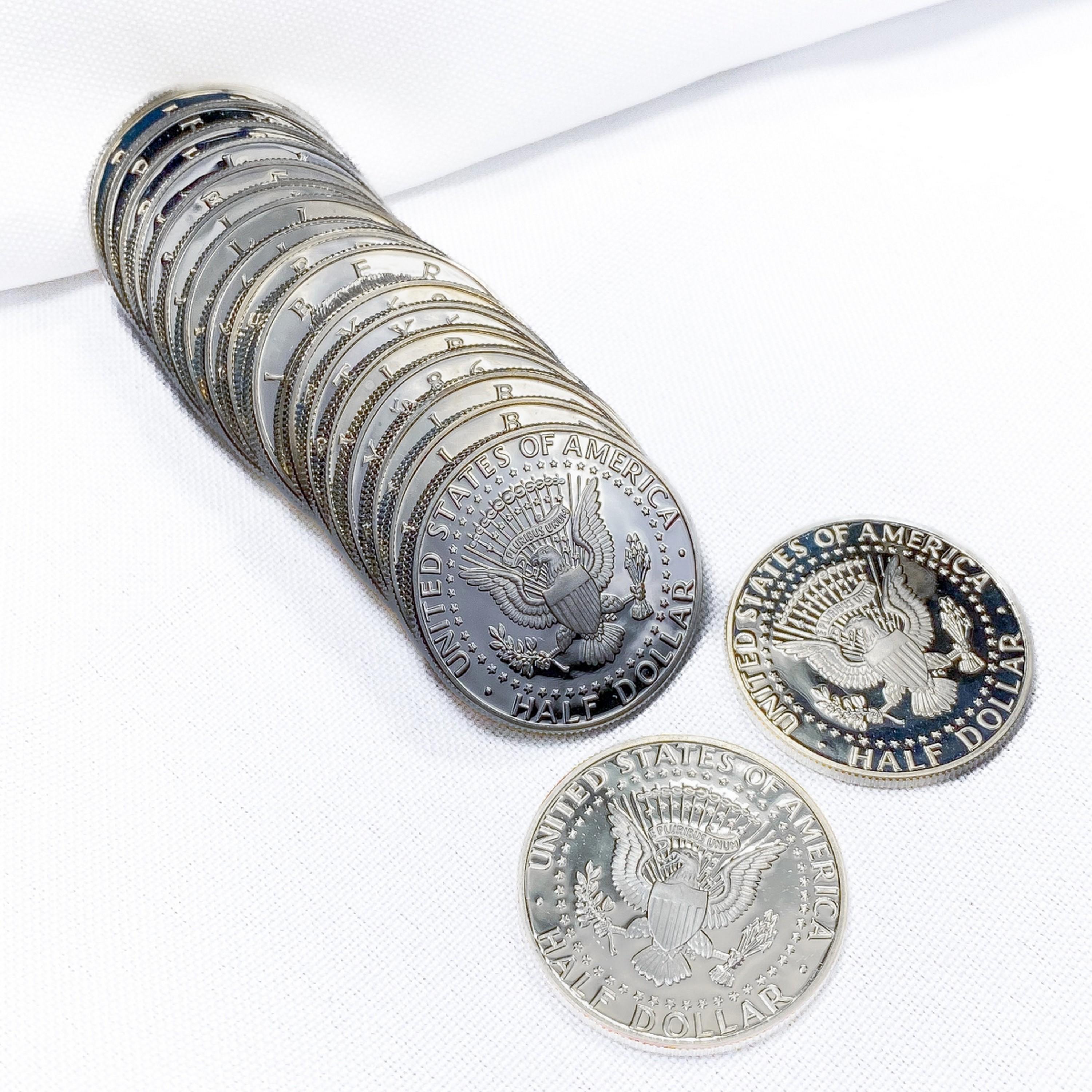 1998-S Kennedy Half Dollar Roll 90% Silver(20 Coins)  PR