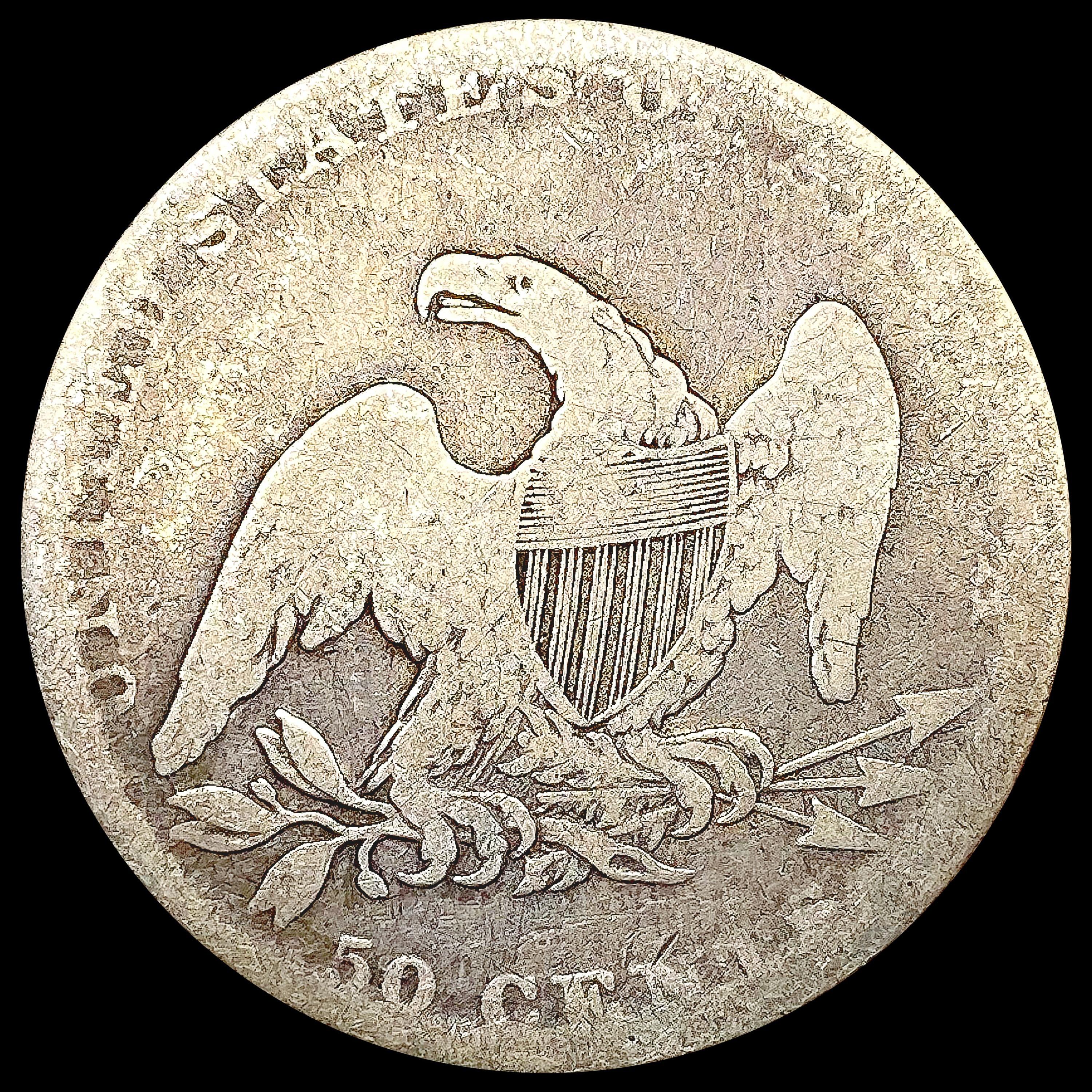 1837 Capped Bust Half Dollar NICELY CIRCULATED