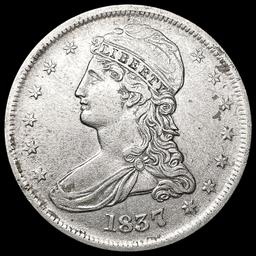 1837 Capped Bust Half Dollar LIGHTLY CIRCULATED