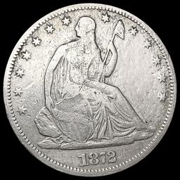 1872-CC Seated Liberty Half Dollar HIGH GRADE