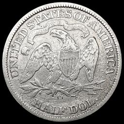 1872-CC Seated Liberty Half Dollar HIGH GRADE