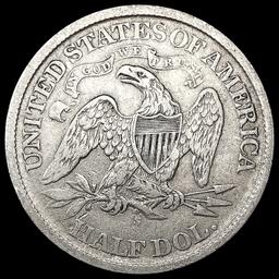 1866-S Seated Liberty Half Dollar NEARLY UNCIRCULA