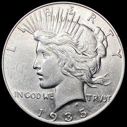 1935-S Silver Peace Dollar CLOSELY UNCIRCULATED