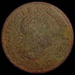 1724 Hibernia Colonial Coin NICELY CIRCULATED