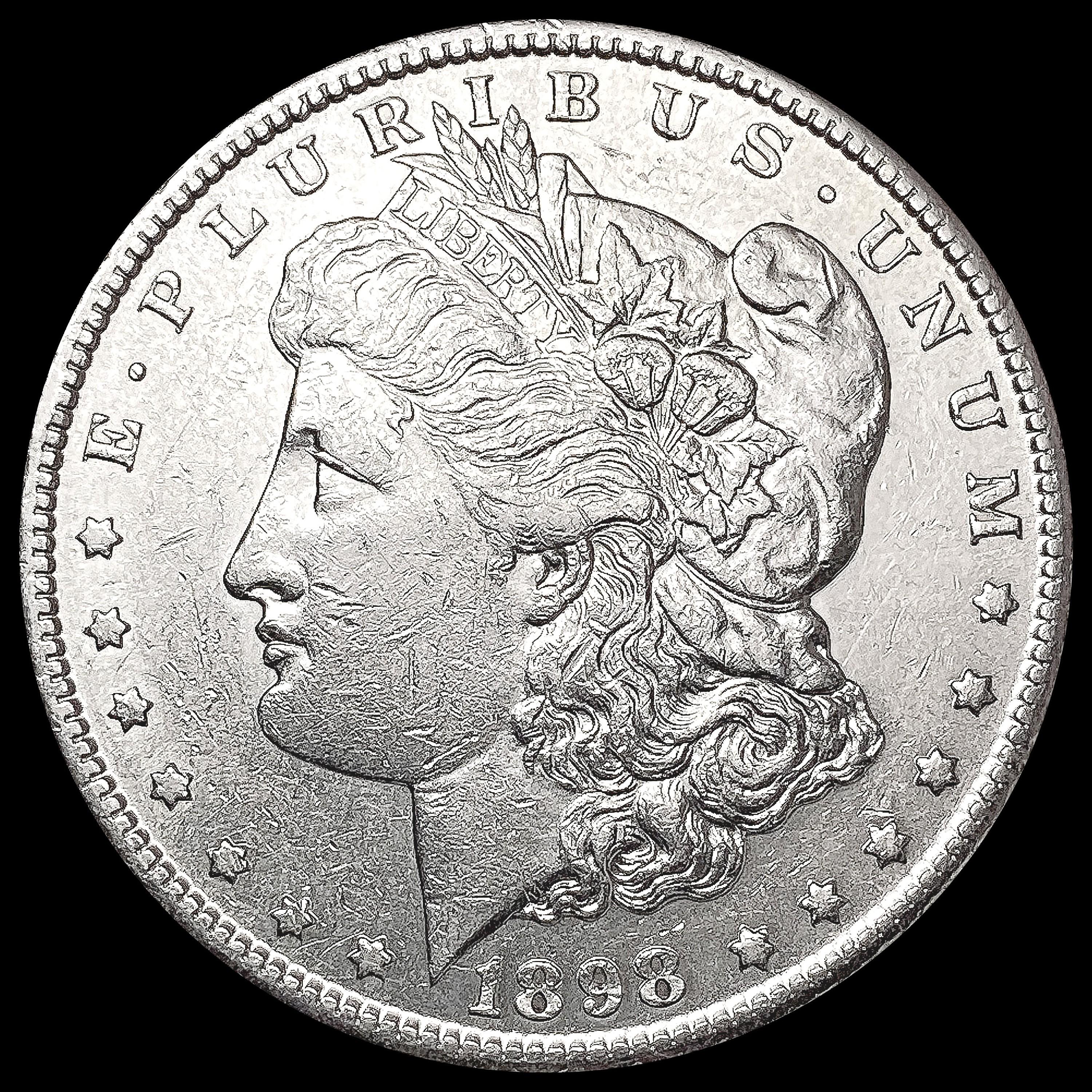 1898-S Morgan Silver Dollar NEARLY UNCIRCULATED