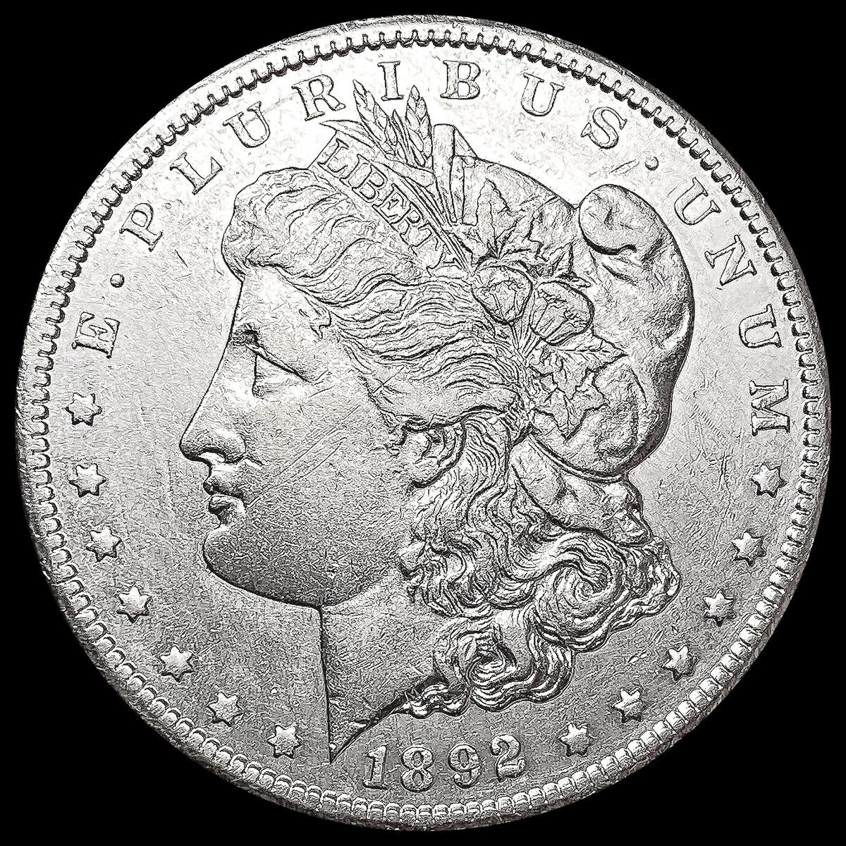 1892-CC Morgan Silver Dollar CLOSELY UNCIRCULATED