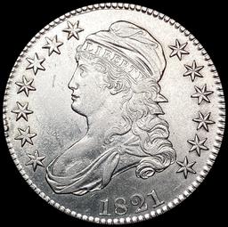 1821 Capped Bust Half Dollar CLOSELY UNCIRCULATED