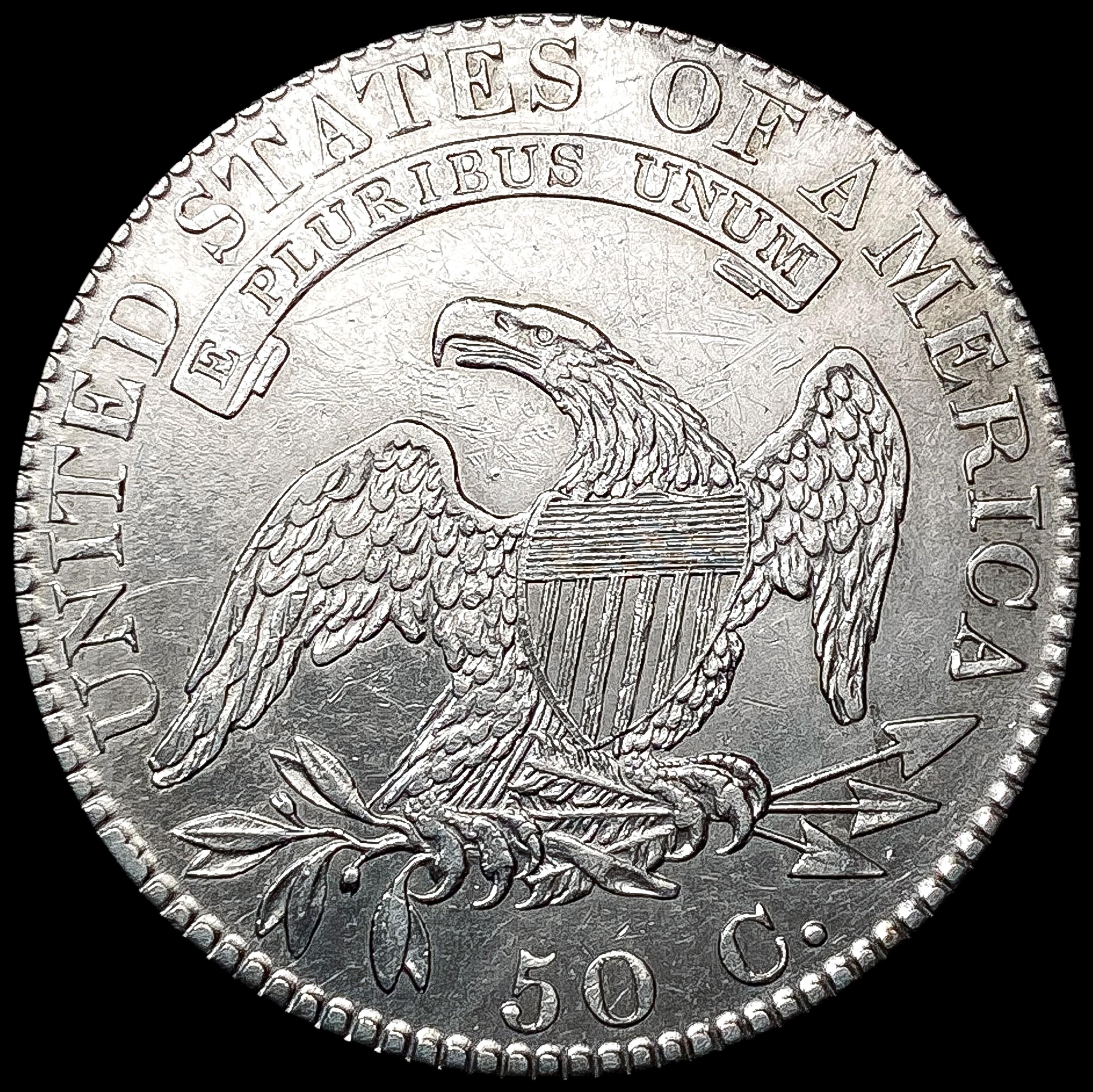 1821 Capped Bust Half Dollar CLOSELY UNCIRCULATED