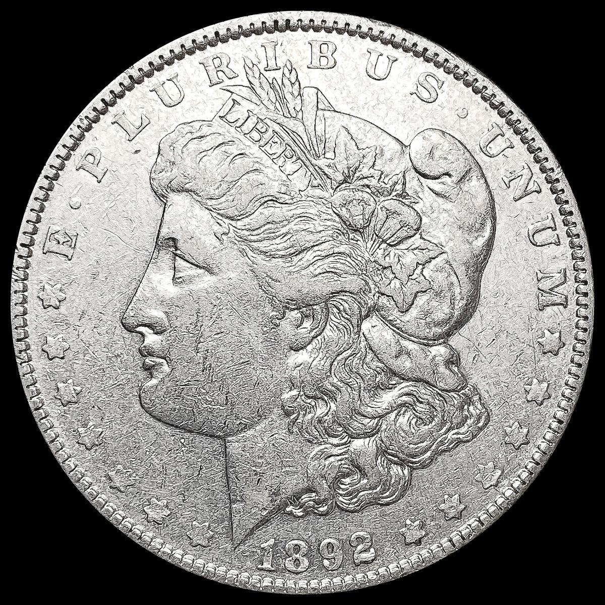 1892 Morgan Silver Dollar CLOSELY UNCIRCULATED