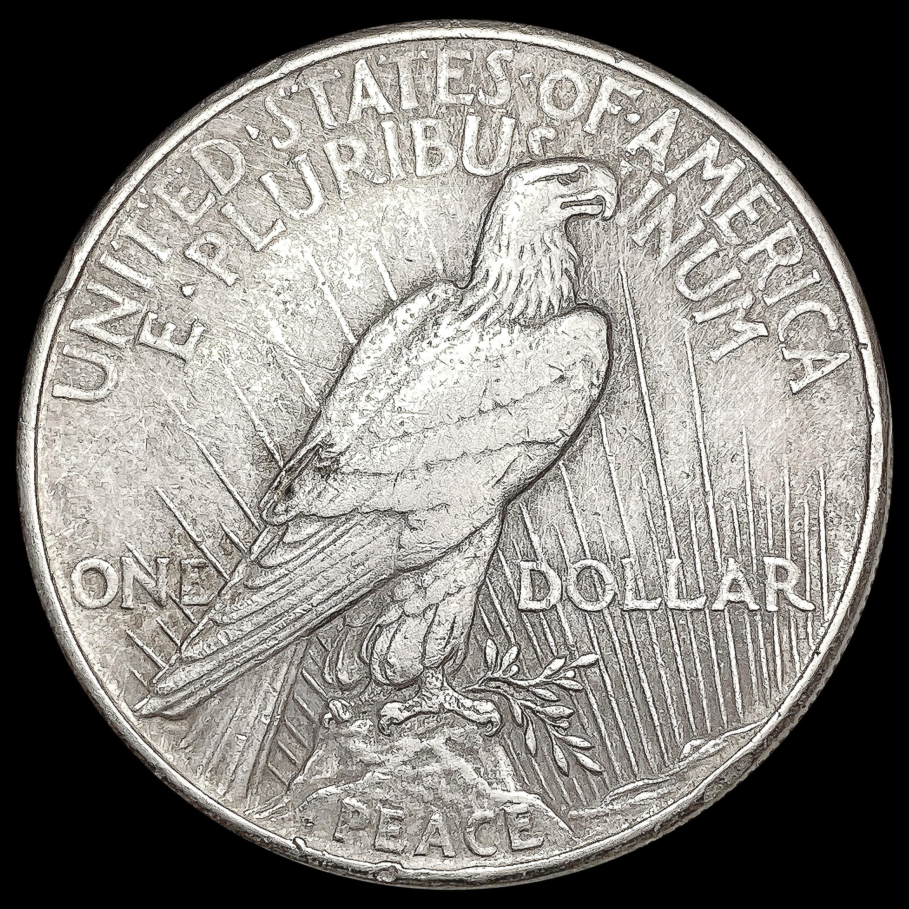 1921 Silver Peace Dollar LIGHTLY CIRCULATED