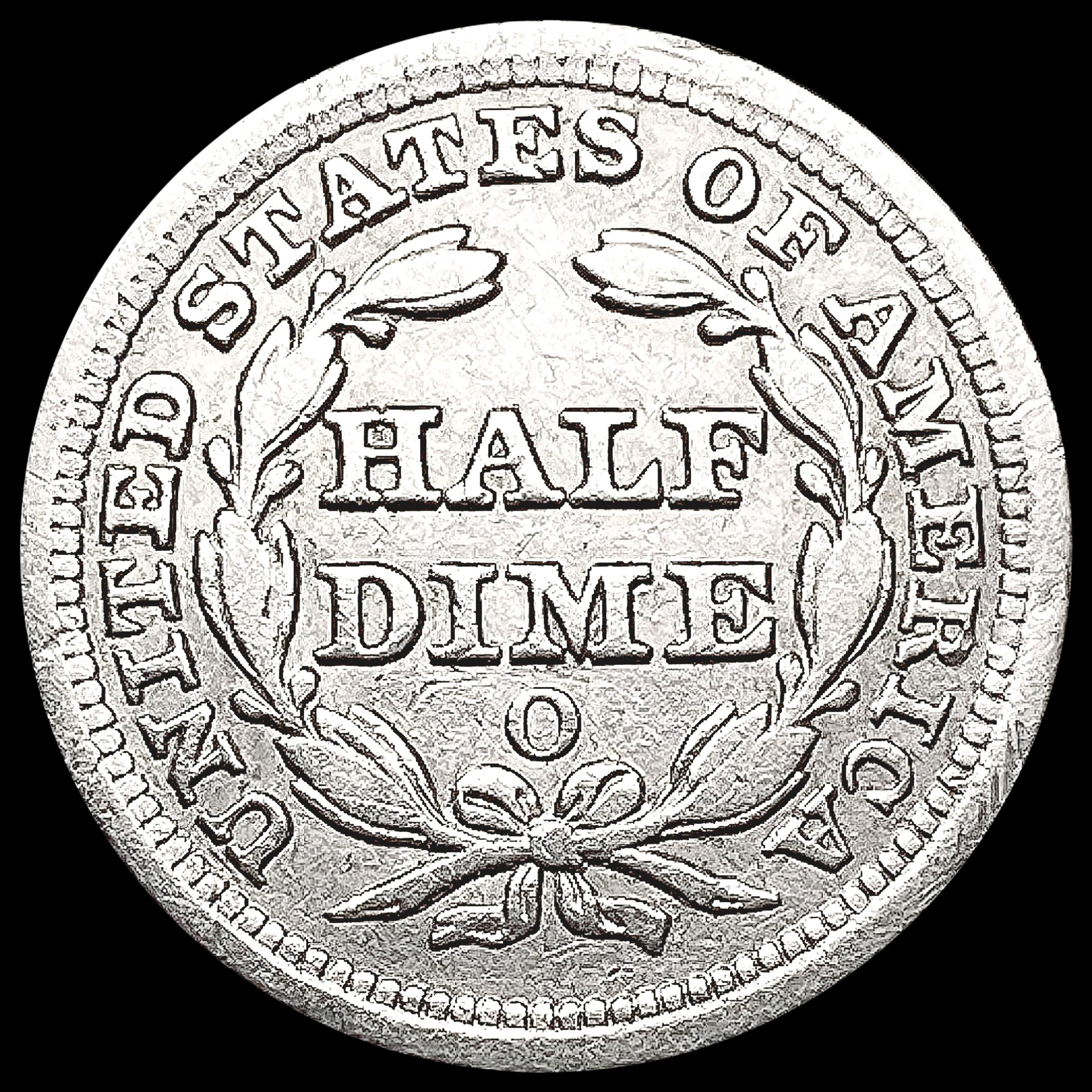 1856-O Seated Liberty Half Dime CLOSELY UNCIRCULAT