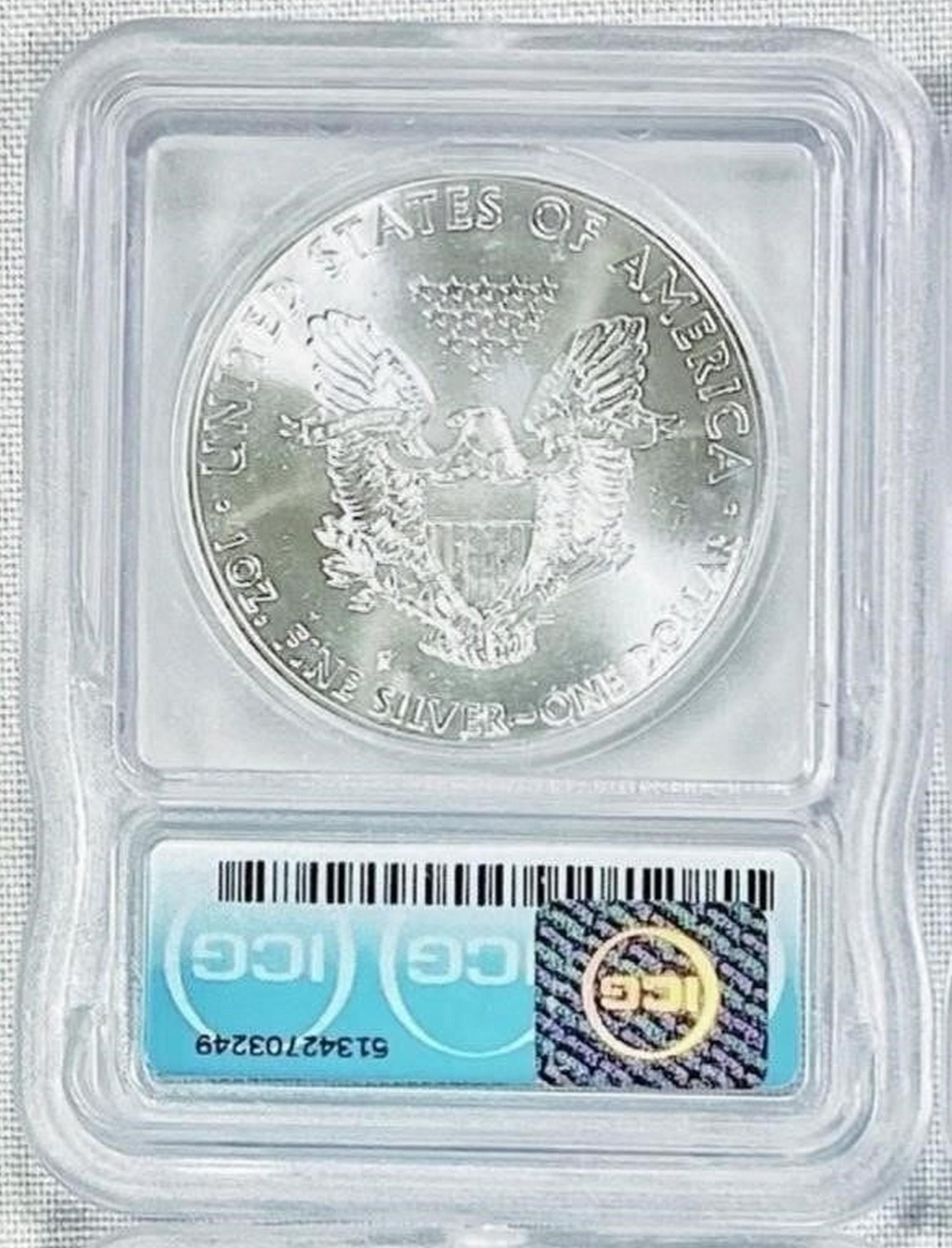 2015-P American Silver Eagle ICG-MS69 RARE P