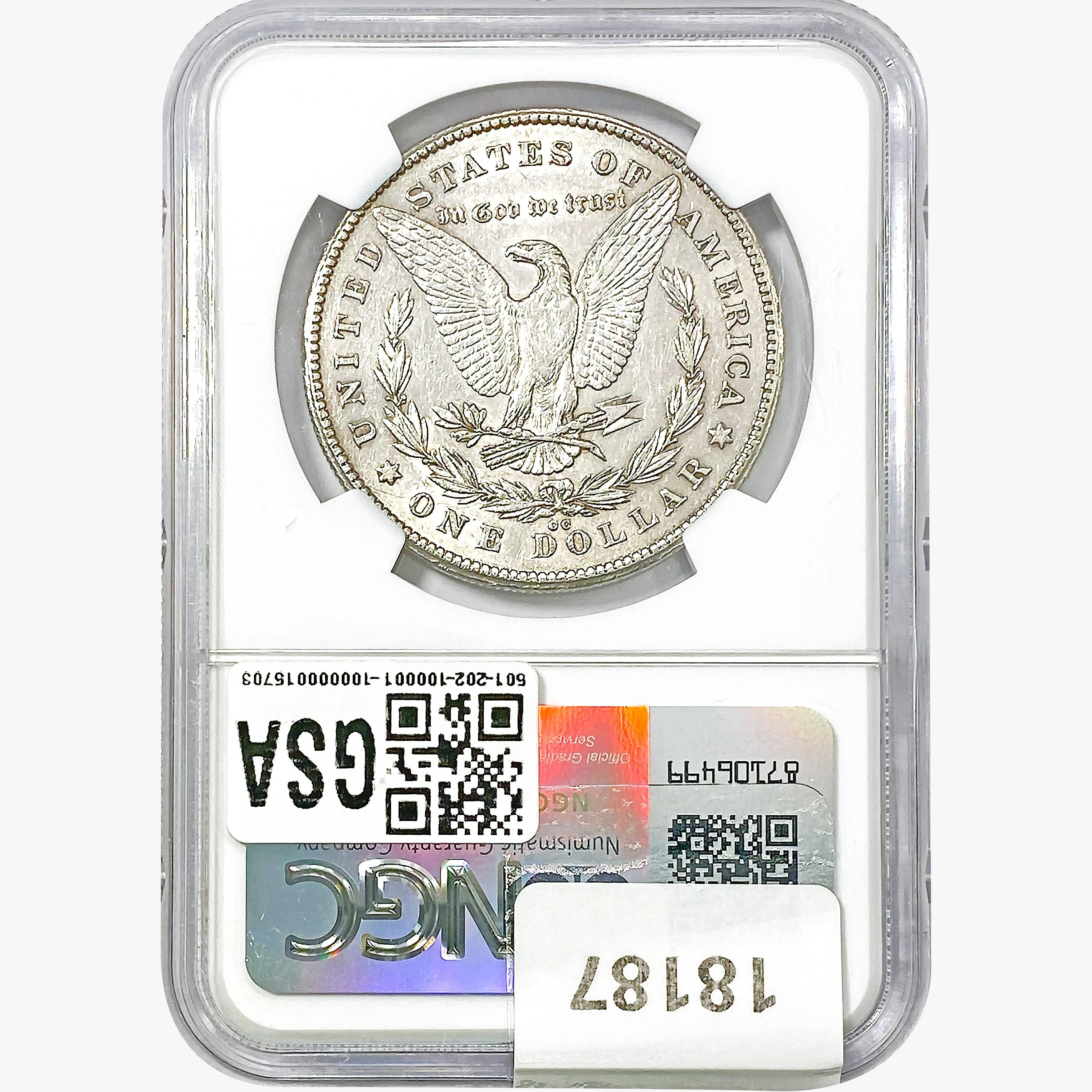 1878-CC Morgan Silver Dollar NGC AU53