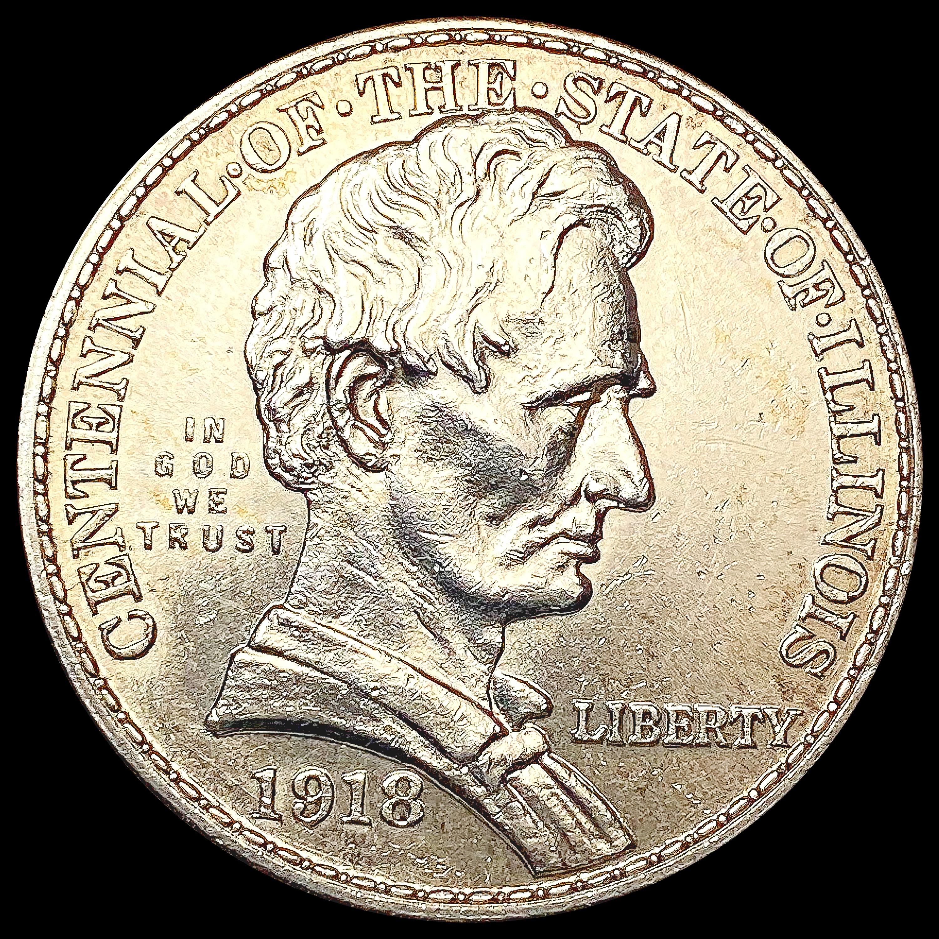 1918 Illinois Half Dollar UNCIRCULATED