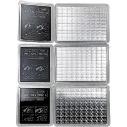 - 3 Valcambi Suisse 100g Silver CombiBars