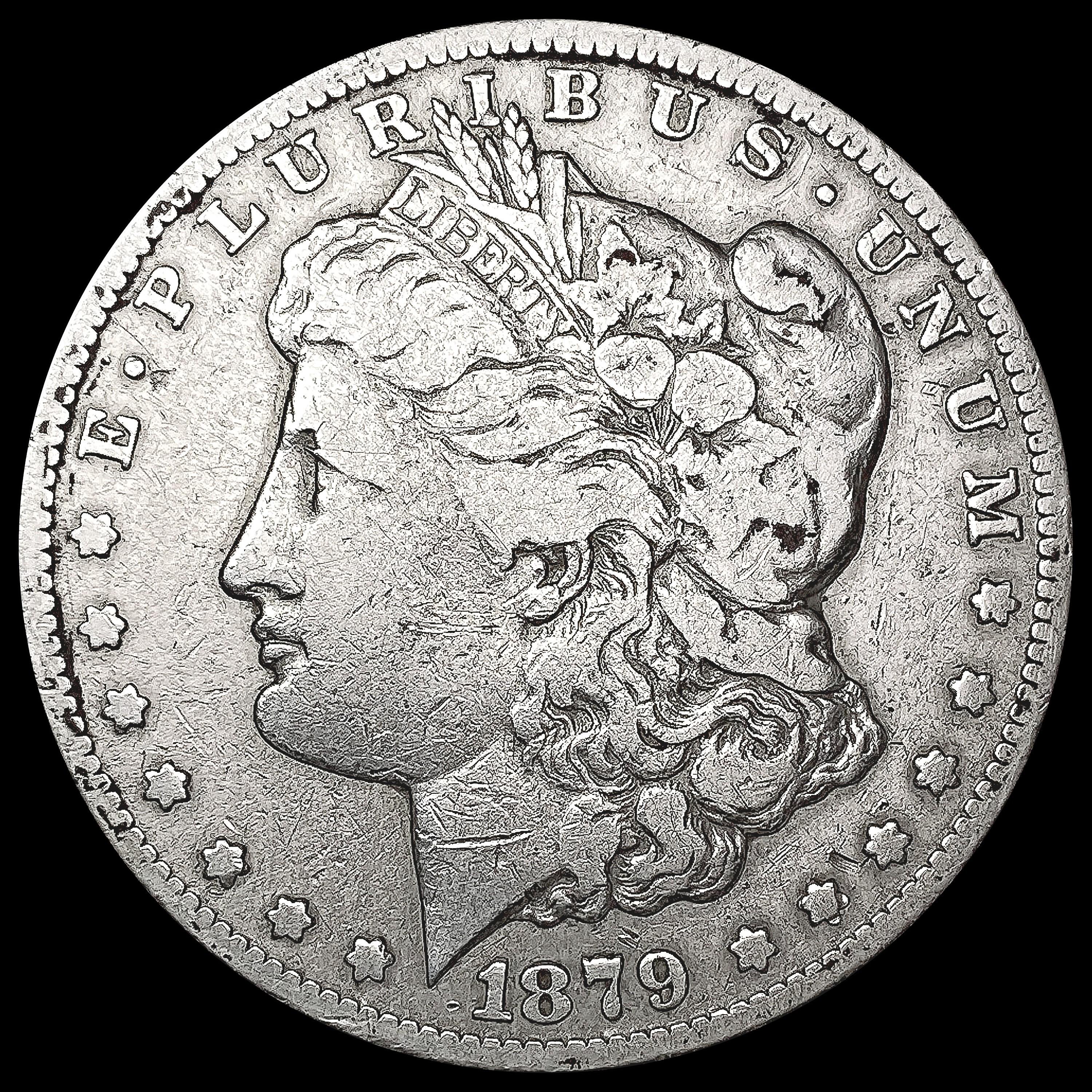 1879-CC Morgan Silver Dollar NICELY CIRCULATED