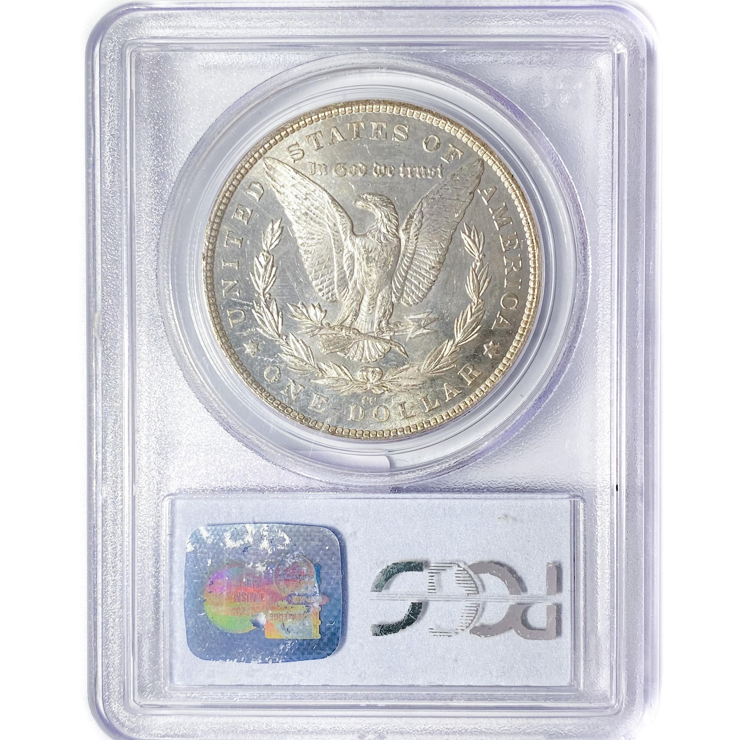 1882-CC Morgan Silver Dollar PCGS MS63 PL