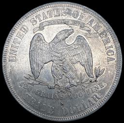 1877-S Silver Trade Dollar CLOSELY UNCIRCULATED