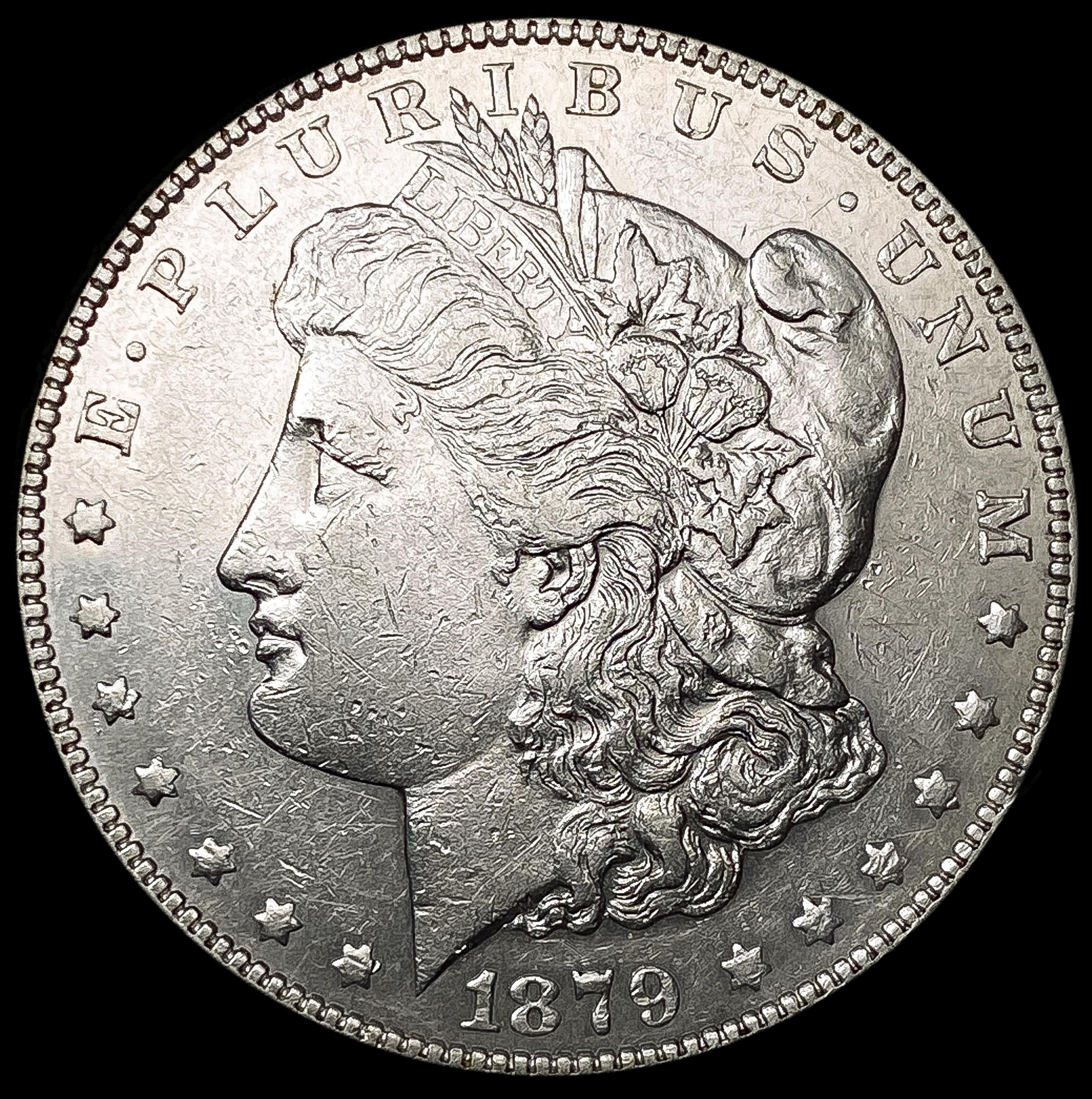 1879-S 7TF Rev 78 Morgan Silver Dollar CLOSELY UNC