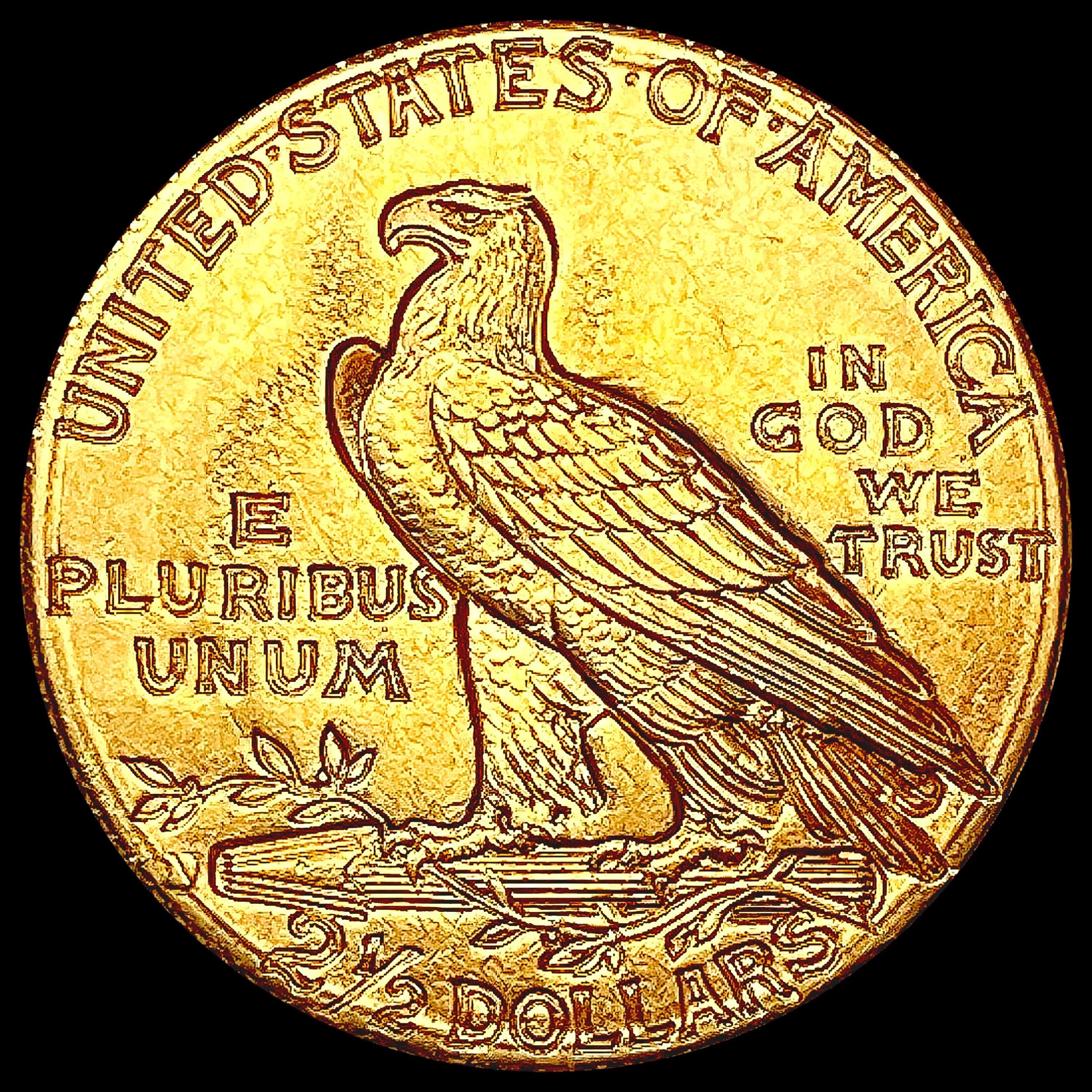 1914-D $2.50 Gold Quarter Eagle NEARLY UNCIRCULATE