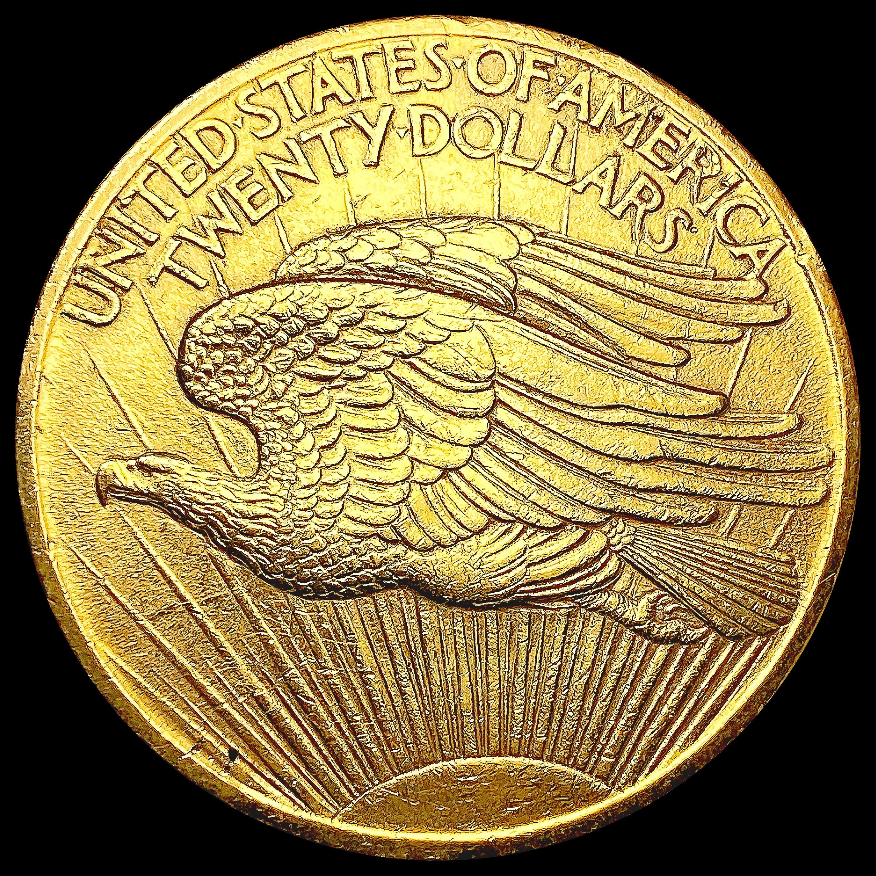 1908 $20 Gold Double Eagle CLOSELY UNCIRCULATED