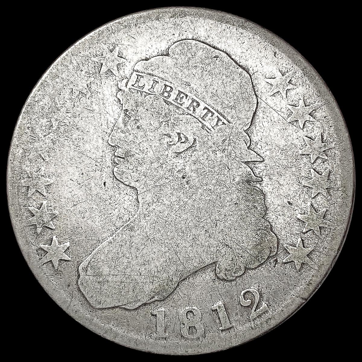 1812 Capped Bust Half Dollar NICELY CIRCULATED