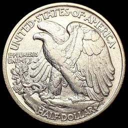 1935 Walking Liberty Half Dollar CLOSELY UNCIRCULA