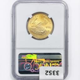 1997 US $25 1/2oz. Gold Eagle NGC MS69